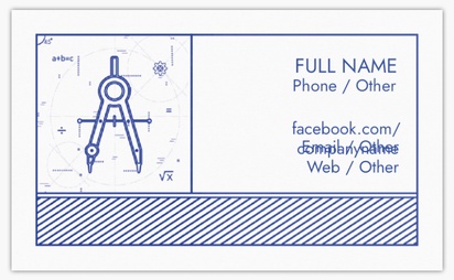 Design Preview for Design Gallery: Roofing Classic Visiting Cards