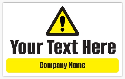 Design Preview for Handyman Plastic Signs Templates, 5" x 8"