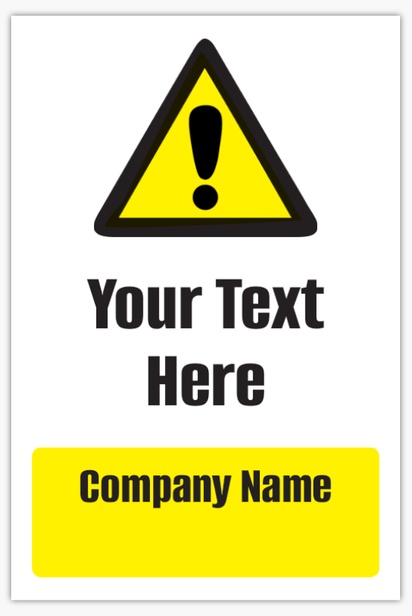 Design Preview for Handyman Plastic Signs Templates, 18" x 27"