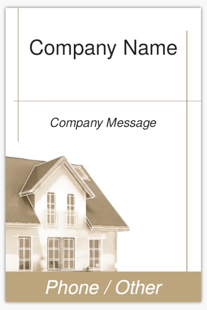 Design Preview for Real Estate Development Plastic Signs Templates, 18" x 27"