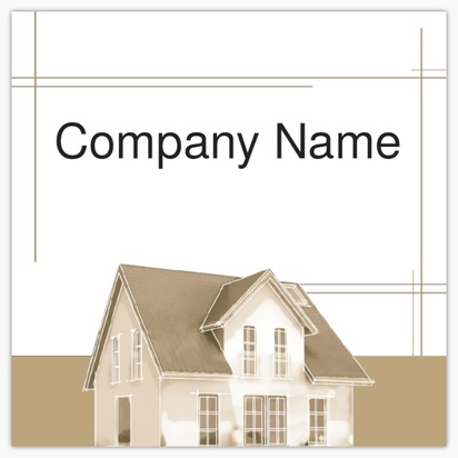 Design Preview for Real Estate Development Plastic Signs Templates, 6" x 6"