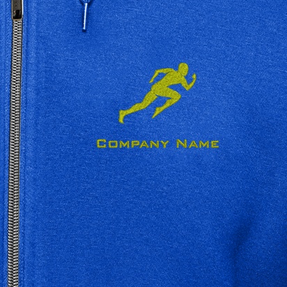 Design Preview for Design Gallery: Sports & Fitness Customised Hoodies, Royal Blue