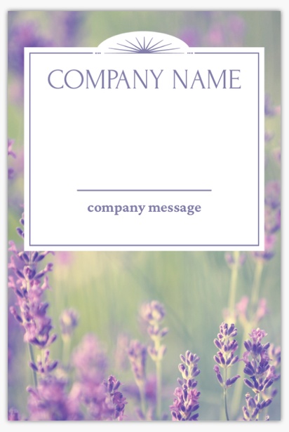 A floral purple gray purple design for General Party