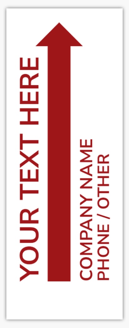 Design Preview for Real Estate Agents Plastic Signs Templates, 3" x 8"