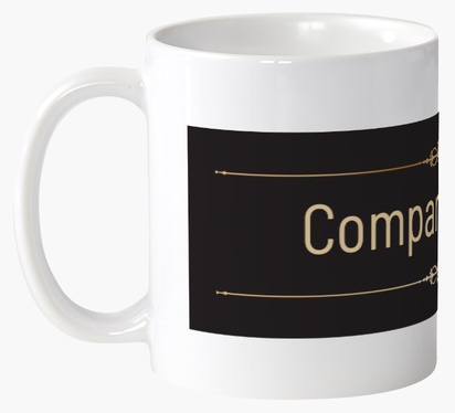 Design Preview for Design Gallery: Elegant Personalised Mugs, 325 ml  Wrap-around