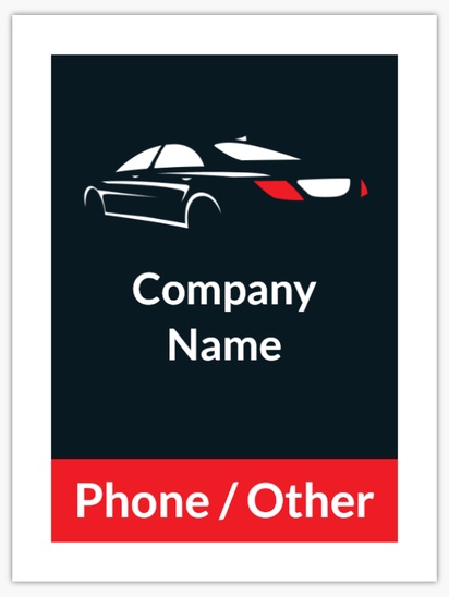 Design Preview for Taxi Service Plastic Signs Templates, 18" x 24"