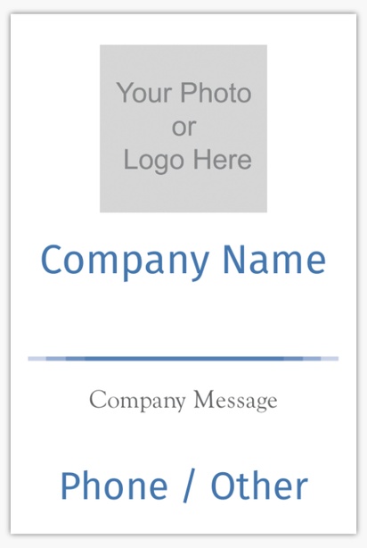 Design Preview for Business Services Metal Signs Templates, Coated white aluminum 12" x 18"