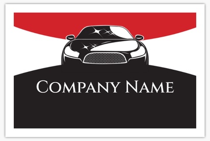 Design Preview for Automotive & Transportation Metal Signs Templates, Coated white aluminum 12" x 18"