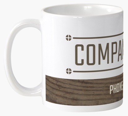 Design Preview for Design Gallery: Retro & Vintage Personalised Mugs, 325 ml  Wrap-around