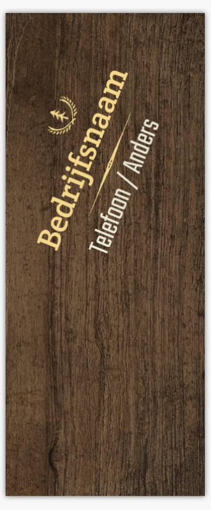 Voorvertoning ontwerp voor Ontwerpgalerij: Timmerwerk en houtbewerking Roll-up banners, 85 x 206 cm Economy