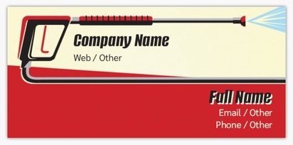 Design Preview for Cleaning Business Cards Templates & Designs, Slim (85 x 40 mm)