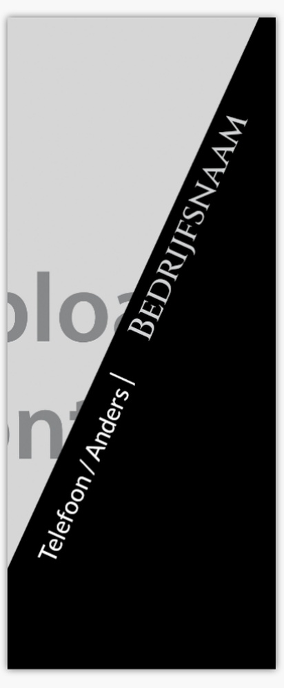 Voorvertoning ontwerp voor Ontwerpgalerij: Conservatief Roll-up banners, 85 x 206 cm Economy