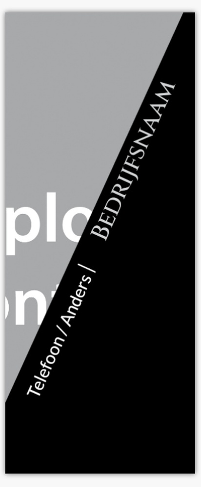 Voorvertoning ontwerp voor Ontwerpgalerij: Conservatief Roll-up banners, 85 x 206 cm Economy