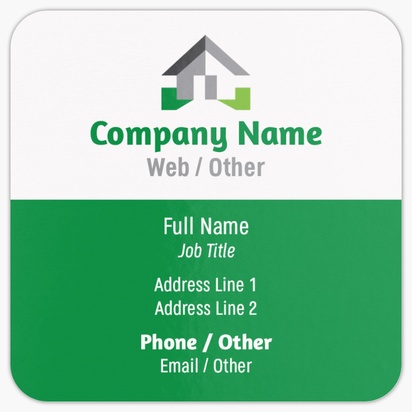Design Preview for Removals & Storage Rounded Corner Business Cards Templates, Square (2.5" x 2.5")
