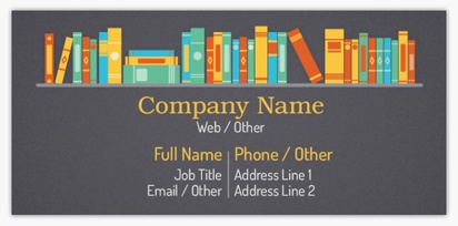 Design Preview for Design Gallery: Retail Slim Business Cards