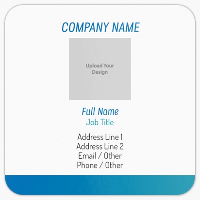 Design Preview for Accounting & Tax Advice Rounded Corner Business Cards Templates, Square (2.5" x 2.5")