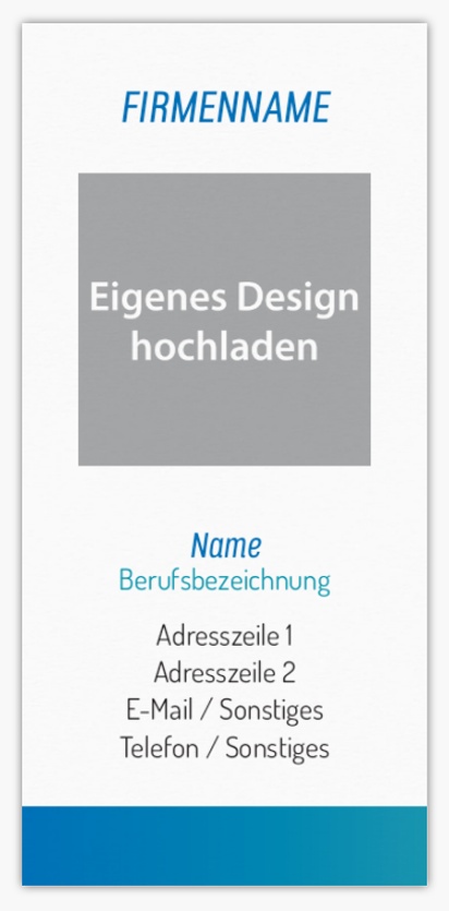 Designvorschau für Designgalerie: Standard-Visitenkarten Buchhaltung & Steuer, Schmal (85 x 40 mm)
