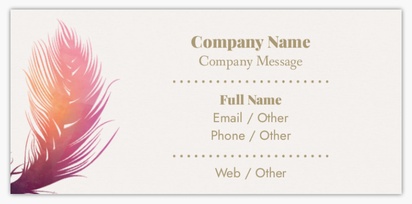 Design Preview for Design Gallery: Hair Salons Slim Business Cards