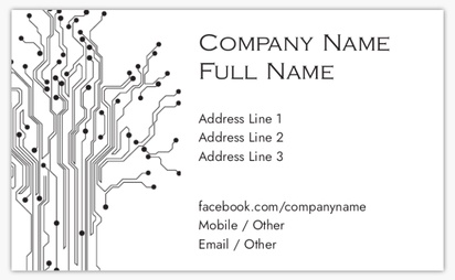 Design Preview for Design Gallery: Internet Communications Standard Business Cards, Standard (91 x 55 mm)