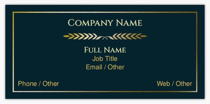 Design Preview for Design Gallery: Legal Slim Business Cards