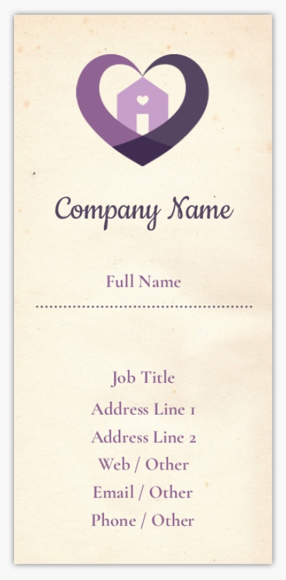 Design Preview for Design Gallery: Community Living Standard Business Cards, Small (85 x 40 mm)