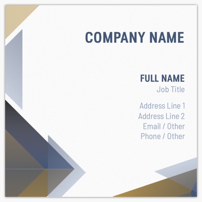 Design Preview for Design Gallery: Legal Square Business Cards