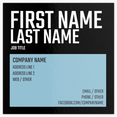 Design Preview for Therapy Glossy Business Cards Templates, Square (2.5" x 2.5")