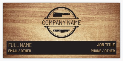 Design Preview for Design Gallery: butchers Standard Business Cards, Small (85 x 40 mm)