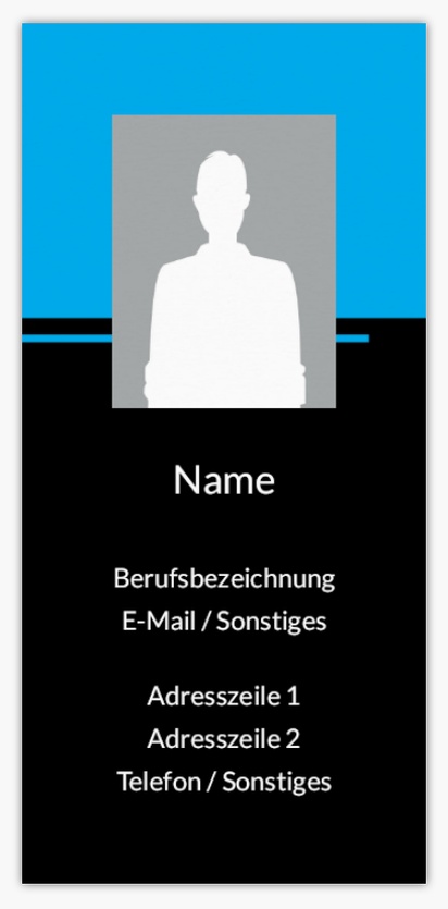 Designvorschau für Visitenkarten-Vorlagen, Schmal (85 x 40 mm)