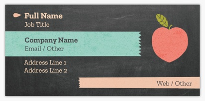 Design Preview for Design Gallery: Tutoring & Training Slim Business Cards