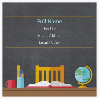 Design Preview for Design Gallery: Nursery Schools Pearl Business Cards