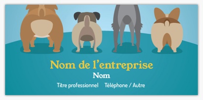 Aperçu du graphisme pour Galerie de modèles : cartes de visite soft touch pour élevage canin