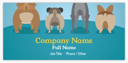 Design Preview for Design Gallery: Animals & Pet Care Textured Uncoated Business Cards