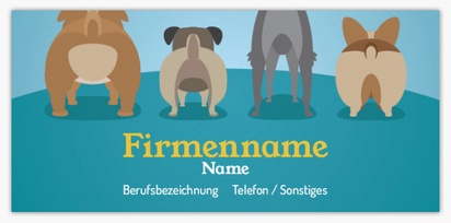 Designvorschau für Designgalerie: Standard-Visitenkarten Hundezüchter, Schmal (85 x 40 mm)