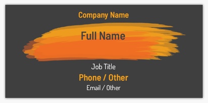 Design Preview for Design Gallery: visual arts Standard Business Cards, Small (85 x 40 mm)