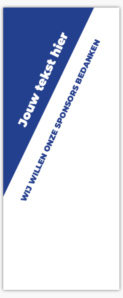 Voorvertoning ontwerp voor Ontwerpgalerij: Sport en fitness Roll-up banners, 85 x 206 cm Economy