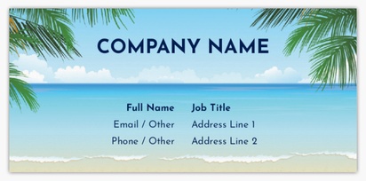 Design Preview for Design Gallery: Accommodations Slim Business Cards