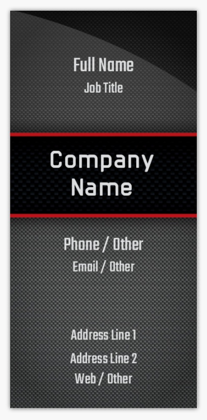 Design Preview for Design Gallery: Car Services Standard Business Cards, Small (85 x 40 mm)