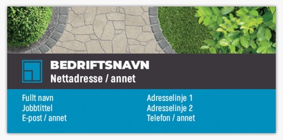 Forhåndsvisning av design for Designgalleri: Heller og brostein Standard visittkort, Smalt (85 x 40 mm)