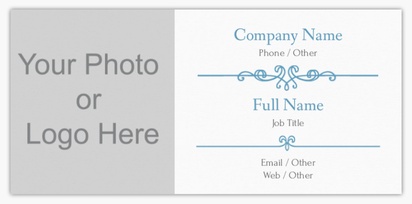 Design Preview for Design Gallery: Conservative Slim Business Cards