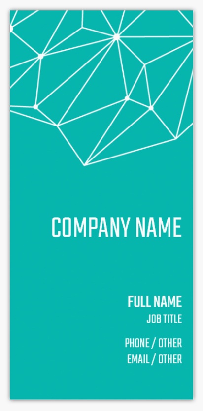 Design Preview for Design Gallery: Marketing Slim Business Cards