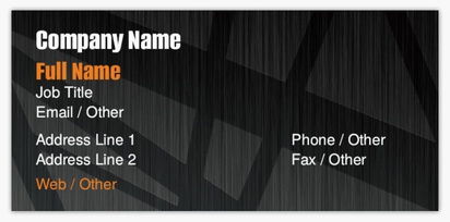 Design Preview for Design Gallery: Building Construction Slim Business Cards