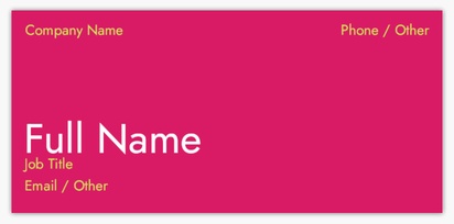 Design Preview for Templates for Marketing & Communications Standard Name Cards , Small (85 x 40 mm)
