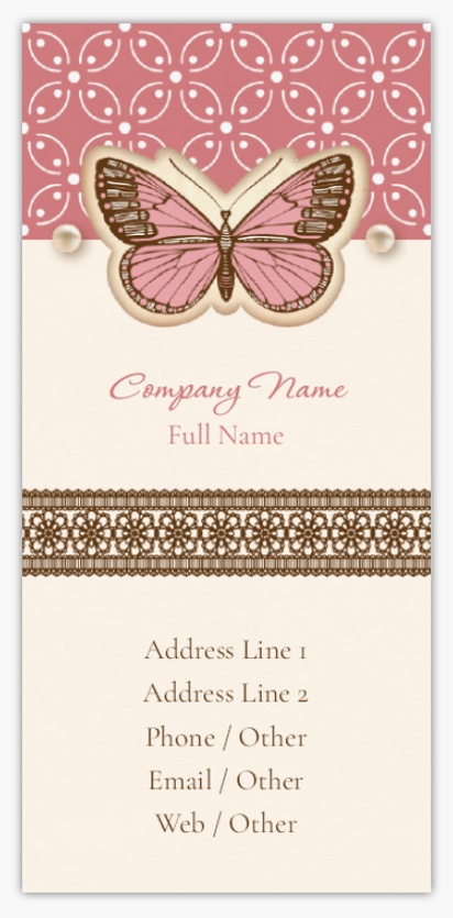 Design Preview for Design Gallery: Crafts Slim Business Cards
