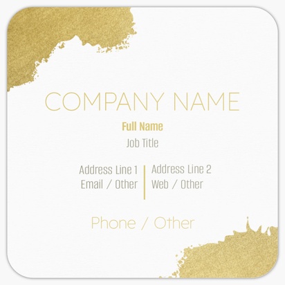 Design Preview for Painting (Art) Rounded Corner Business Cards Templates, Square (2.5" x 2.5")