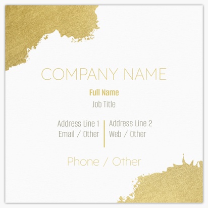 Design Preview for Design Gallery: Antiques Ultra-Thick Business Cards, Square (65 x 65 mm)