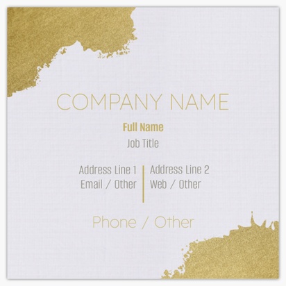 Design Preview for Design Gallery: Antiques Linen Business Cards