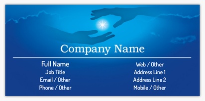 Design Preview for Templates for Religious & Spiritual Standard Name Cards , Small (85 x 40 mm)