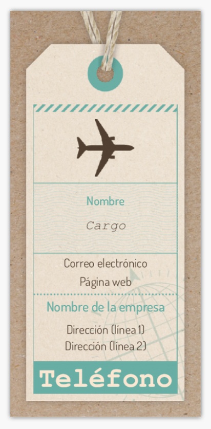 Vista previa del diseño de Galería de diseños de tarjetas de visita delgadas para viajes y alojamiento