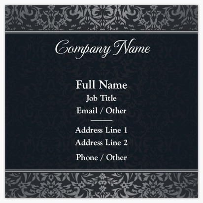 Design Preview for Design Gallery: Patterns & Textures Standard Business Cards, Square (65 x 65 mm)